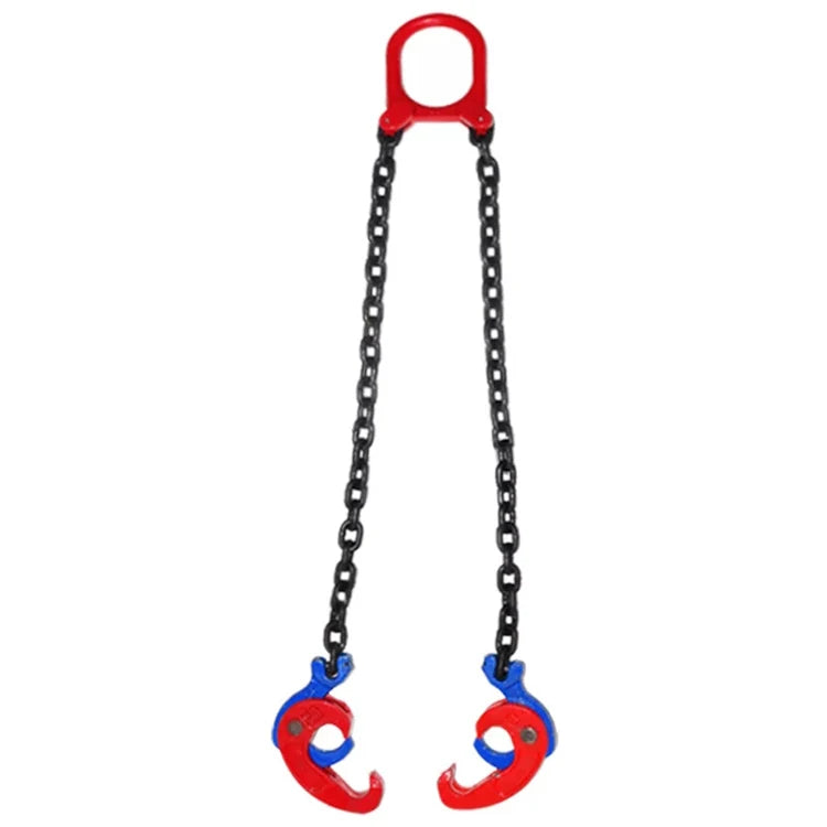 ALLMARINE SL Metal Carbon Steel Drum Hook with Chain 500KG WLL 0-9mm Jaw Open Metric Measurement System
