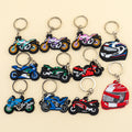 New Arrival Transport Car Keychain Motorcycle Boy Gift PVC Keychain Accessories for Anime Toys Keychain Camera Custom