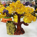 Factory Wholesale Gemstone Wealth Tree Pen Holder Crystal Fortune Money Tree for Home Decoration