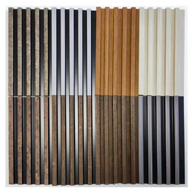 Pingyun Indoor/Exterior WPC Flutted Wall Panel 150*8mm Waterproof Modern Design