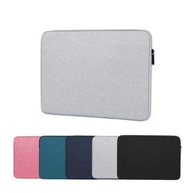 OEM Service Customized Villi Fabric Case Waterproof Portable Soft Zipper Bag Laptop Cases