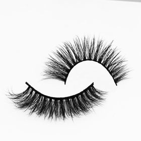 Eyelashes Strip Lash Faux Mink 15mm Fur Mink Deep Wink Winged Eyelash Extensions with Custom Packaging Box cat Eye fox