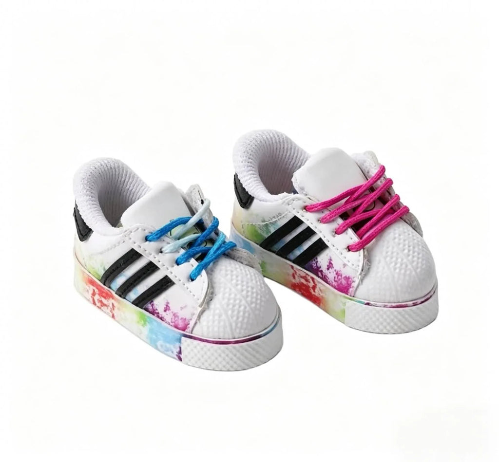 Colorful Laced Sneakers 5cm New Design Footwear for EXO Plush Toy Dolls Accessory Shoes for Dolls