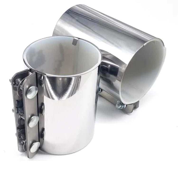 63 mm Pneumatic Conveying Pipeline Piping Coupling with Length 3 Bolts