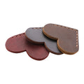 Personalized Vintage Heart Shape BookMark Designs Handmade Custom Genuine Leather Bookmarks