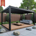 Aluminum Bioclimatic Luxury Outdoor Garden Patio Roof S Customized Gazebo Home Furniture Pergola