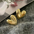 S925 Sterling Silver Designer Earrings Personality Love Heart Earrings Minimalist Stud Earrings Fine Jewelry