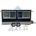 Customized Multifunctional Commercial Graffiti Cold Drinks Coffee Snacks Mobile Stall Fast Food Truck