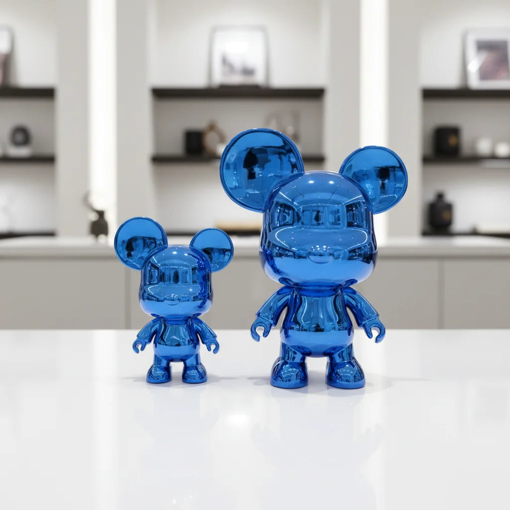 Modern Homes Little Bear Statue Poly Resin Decoration Home Nordic Art Resin Figure Living Room