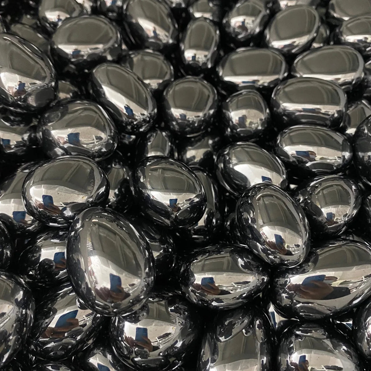 Diy Wholesale Polished Natural Tumbled Crystals Healing Stones Terahertz Crystal Tumbled Stone