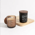 250ml Stock Three Color Frosted Aromatherapy Candle Cup Glass Jar Package Container with Lid