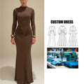 European American Ins Summer Women's Casual Sleeveless Floor-Length Pleated Fashion Dress Solid Color Slim