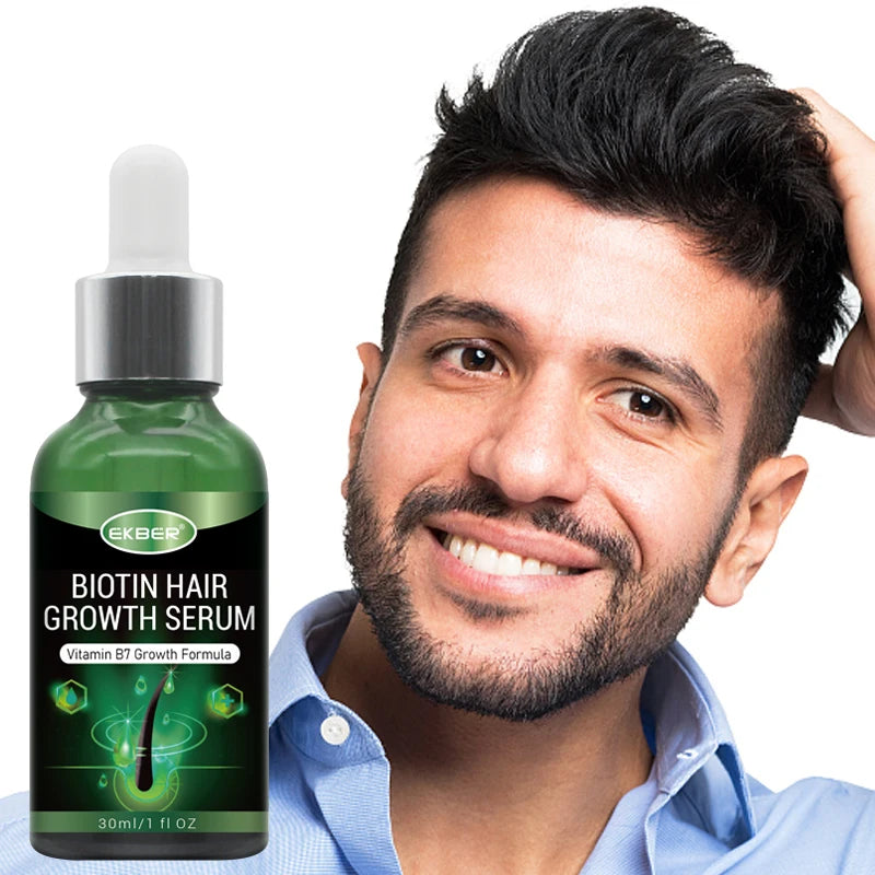 Wholesale 100% Natural Organic Tee Tree Biotin Serum Hair Growth Oil for Men and Women Hair Thickness