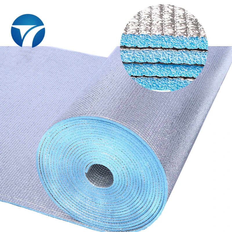 Aluminum Foil XPE Foam Core Soundproofing Heat Insulation Materials for Metal Building Insulation