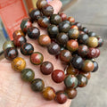 Natural Feng Shui Stone Crystals Healing Real Natural Amethyst Stones Beaded Bracelet for Men Women