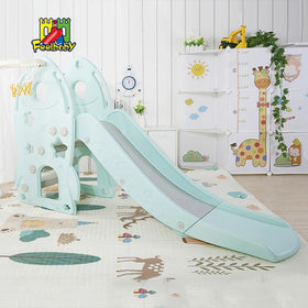 Feelbaby High-End PE Plastic Swing with Indoor Slides for Kids & Babies Kindergarten & Playhouse Use ASTM Certified