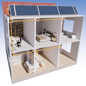 Easy Install Low Maintenance Solar air Heat System Panel Solar Thermal Solar air Heater Systems