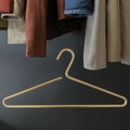 Wholesale Pink Japan Space Saving Tubular Invisible Clothes Hanger Long Neck Infant Dryer Children's Wardrobe