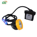 KL5LM(D2) IP68 Explosion Proof Waterproof Corded Led Rechargeable Miners Head Lamp Mining Headlamp with Blue Safety Rear Light