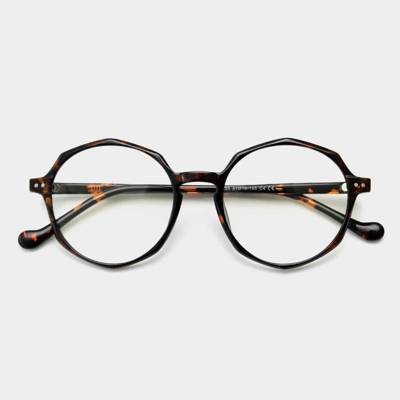 Thin Optical Glasses Frame for Men TR90 Half Metal Unisex Glasses with Clear Lenses Korean Ultralight Anti-Blue Reading UV400