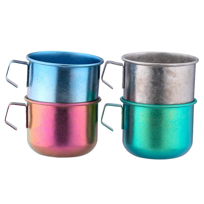 Travel Coffee Mug Titanium Cup 260ML/8.8 oz Water Cup for Traveling Outdoor Camping Accessories