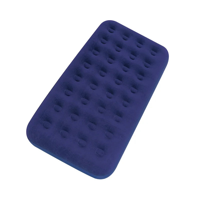 C02 J Bed Blow up High Raised Airbed Inflatable Bed Flocked Surface Portable Inflatable Air Bed for Camping