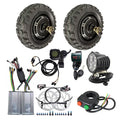 90/65-6.5 11 Inch 60V 72V 3000W Brushless Disc Brake Electric DIY Dual Scooter Hub Motor Conversion Kit