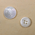 2025 Hot Selling Superior Quality White 4 Hole River Shell Button Natural Round Sewing Pearl Shell Buttons for Fashion Garments