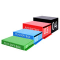 SP Custom Logo Accept Soft PVC+EPE+OTHER Durable Gym Fitness Plyometric Stackable Jump Box