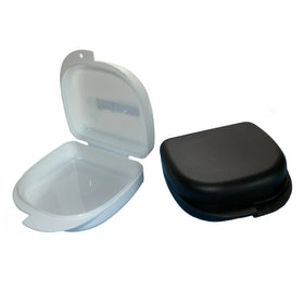 Matte Surface Dental Orthodontic Invisible Braces Aligner Case Plastic Box for Denture Retainer