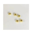 GP Rondelle Straight Corrugated Beads 14k Gold Filled Beads 14kgf for Permanent Jewelry Chains Fluted Rondelle Beads Gold Filled