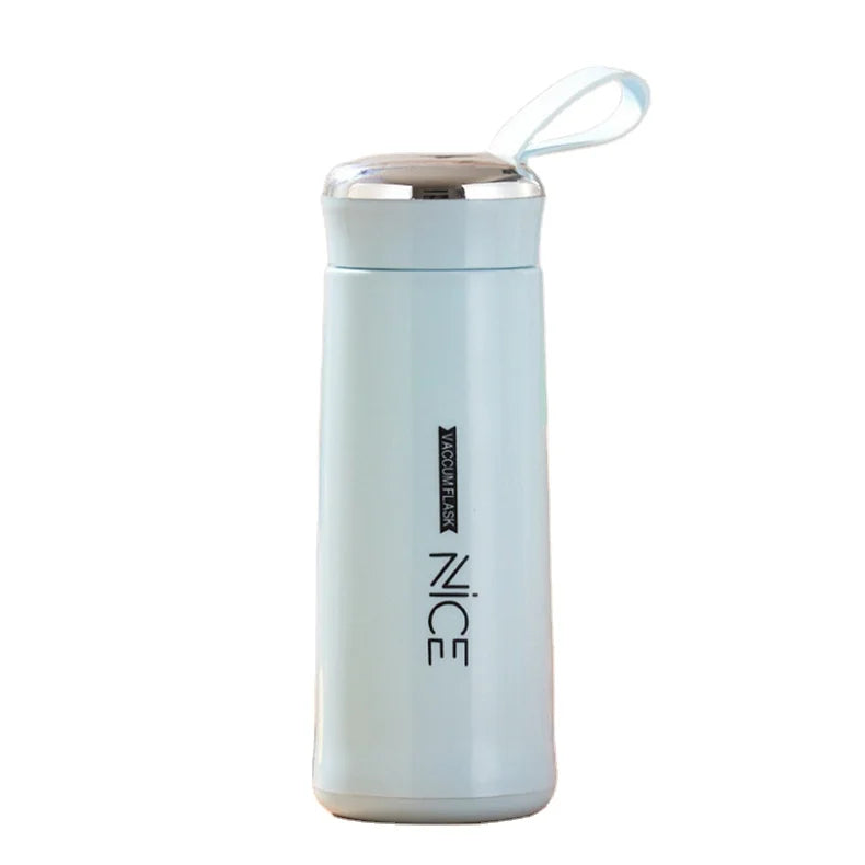 Online Hot Selling 400ml Water Cup Portable Student Outdoor Double Glass Water Cup Plastic Sealed Business Cup