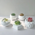 Tree Stump Flower Pot Silicone Mold for Epoxy Resin Concrete Succulent Planter Clay Cement Mould Candle Holder Mold
