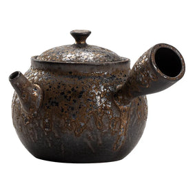 Quaint Coarse Antique Ceramic Teapot Kung Fu Tea Set Kettle with Side Handle