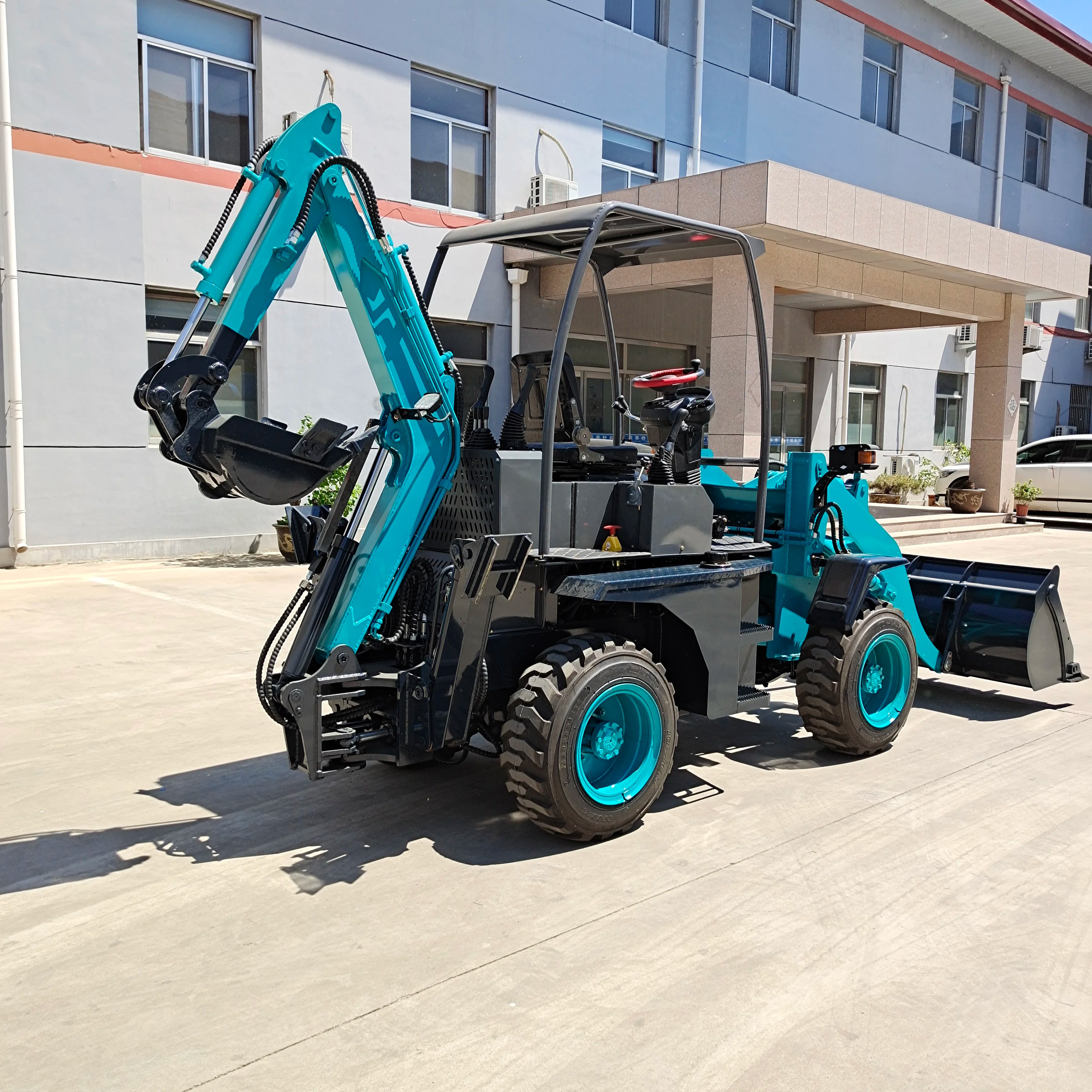 HUAYA Hot Sale 2.5 3 Ton 2500 3000 kg Crawler Small Mini Backhoe Loader Excavator with Euro5/attaments