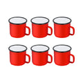 Lightweight Portable 12oz 350ML Enamel Mug Custom Logo