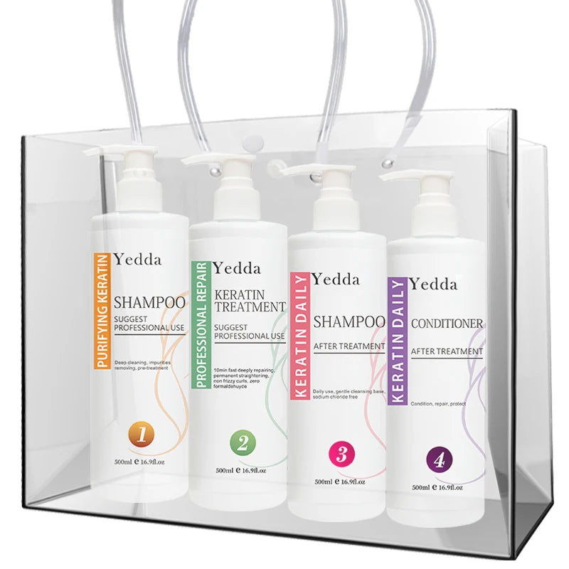 OEM Manufacturer's Natural High-keratin Post-treatment Shampoo Repairs Damaged Hair and Scalp Moisturizes and Smoothens