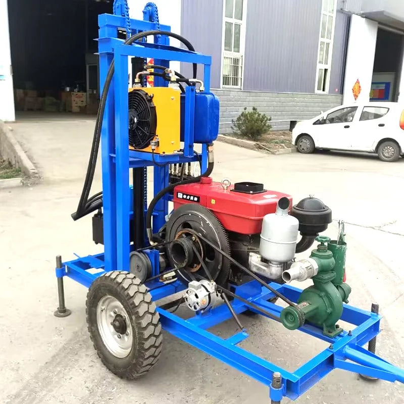 Cheap Hydraulic Water Well Drill Rig Mini Water Well Machine Drilling Rigs for Sale