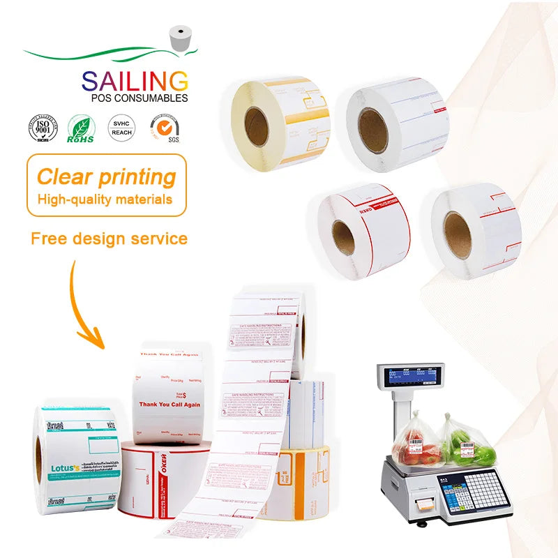 Custom Adhesive Hot or Frozen Food Safety Ingredient Honey Jar Bottle Seal Label Sticker Logo Printing Rolls