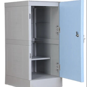 Single1-2-3 4-9 Door ABS+HIPS Plastic Kleiderschrank Gym Locker with Paint Storage for Clothing ABS+HIPS Plastic Almirah Cabinet