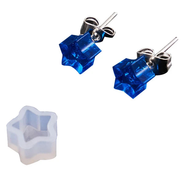 C-0035 Diamond Shape Cheap Price Liquid Epoxy Resin Silicone earrings Jewelry Casting Molds
