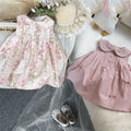 Summer Dress New Girl Baby Tank Top Skirt Children's Floral Princess Skirt Baby's Clothing
