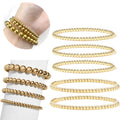 Customized 3mm 8mm Women Bead for Women Men Jewelry Charm Stainless Steel Bracelet Jewelry Accessory Gift