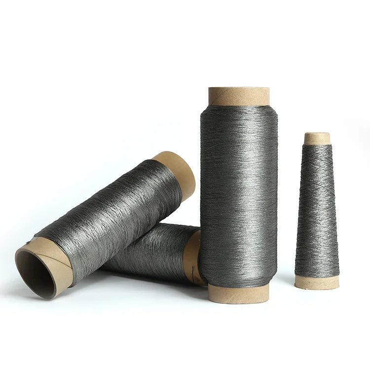 Conductive Metallic Yarn Sewing Thread Stainless Steel High Strength for Touch Screen Gloves Embroidery Knitting Weaving MegaBDM