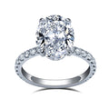 Messi Jewelry  MSR-1133 18K Gold Women Engagement Ring Lab Grown Diamond Ring