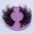 Private Label Handmade Faux Cils Fluffy 3d Vegan Mink Lashes 15mm 25mm Full Strip Faux Mink Eyelashes Wholesale