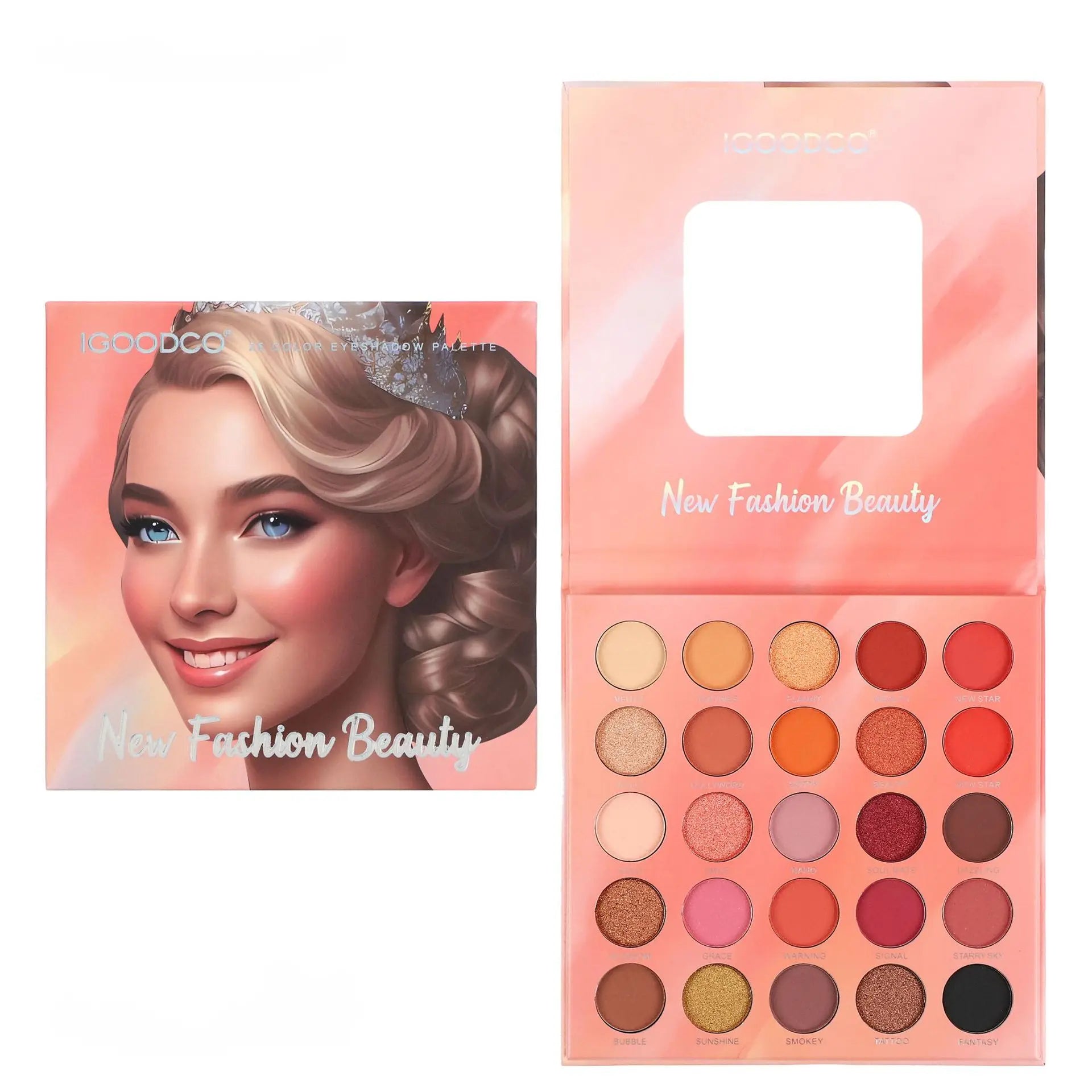 25 Color IGOODCO Butterfly Eyeshadow Custom Factory Diamond Eye Shadow