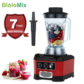 7 Years Warranty BPA Free Heavy Duty Professional Commercial Bar Blender Food Mixer Juicer Ice Crusher Smoothie Maker Max 2200W