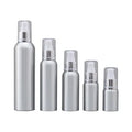 Cosmetic Packaging Aluminium Bottle with Lotion Pump 30ML 50ML 100ML 120ML 250ML Sizes Sealed Sprayer MOQ 100pcs