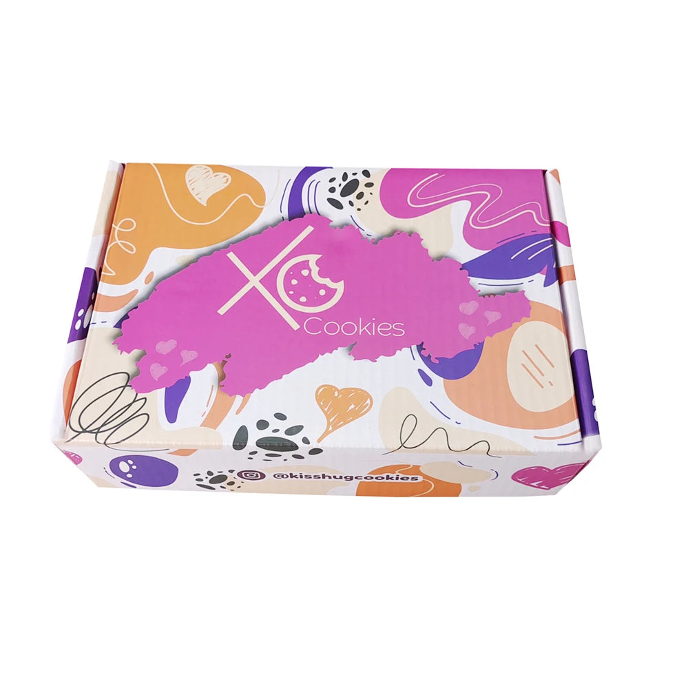 Factory Eco-Friendly Custom Logo Printed Corrugated Paper Shipping Boxes Express Mailing Boxes for Cookie Biscuit Packaging
